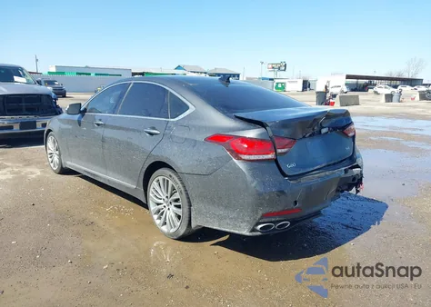 2018 Genesis G80 5.0 Ultimate из США, поврежденный, VIN KMHGN4JF2JU266314